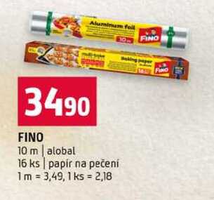 FINO 10 m alobal 16 ks papír na pečení