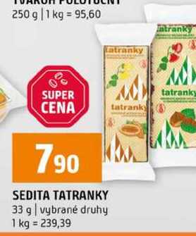 SEDITA TATRANKY 33 g vybrané druhy 
