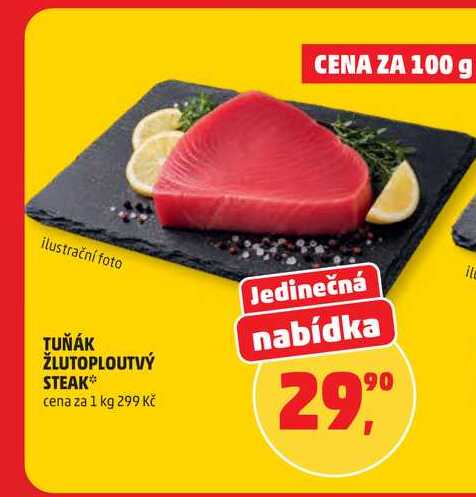 TUŇÁK ŽLUTOPLOUTVÝ STEAK