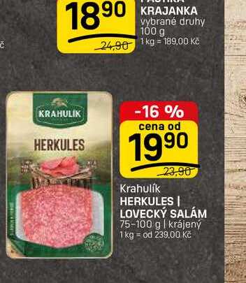 HERKULES | LOVECKÝ SALÁM 75-100 g