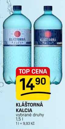 KLÁŠTORNÁ KALCIA vybrané druhy 1,5l