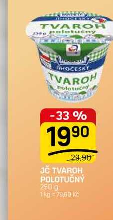 JČ TVAROH POLOTUČNÝ 250 g 