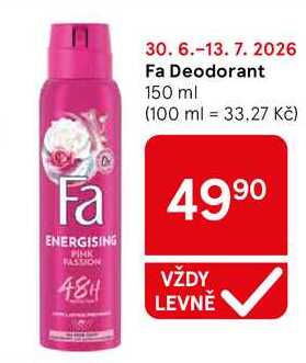 Fa Deodorant, 150 ml 