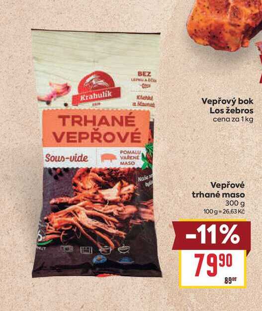 Vepřové trhané maso 300 g