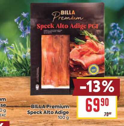 BILLA Premium Speck Alto Adige 100g