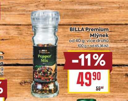 BILLA Premium Mlýnek od 40 g