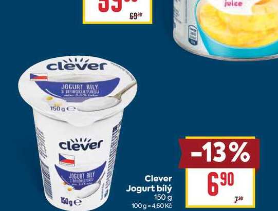 Clever Jogurt bílý 150 g