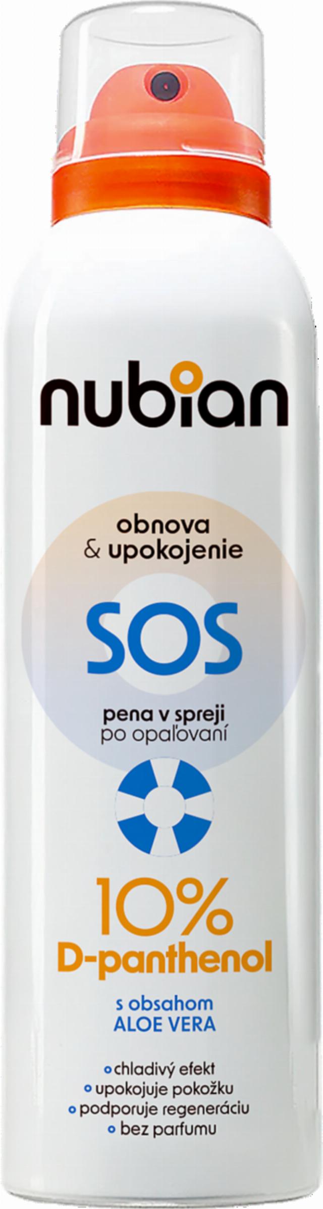 Nubian Panthenol Pěna po opalování 10 %