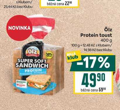 Ölz Protein toust 400 g