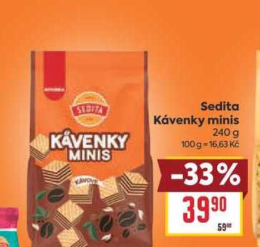 Sedita Kávenky minis 240 g 100 g 