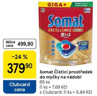 Somat Čisticí prostředek do myčky na nádobí, 65 ks  