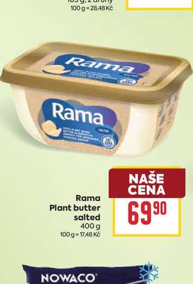 Rama Plant butter salted 400 g  