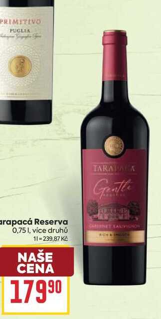 Tarapacá Reserva 0,75l