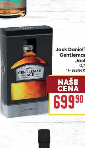 Jack Daniel's Gentleman Jack 0,7l
