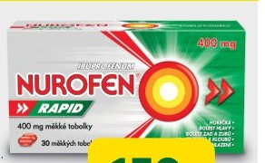 NUROFEN Rapid 400 mg g 30 měkkých tobolek