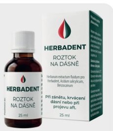 HERBADENT, roztok na dásně 25 ml