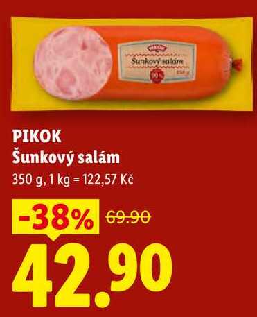 PIKOK Šunkový salám, 350 g