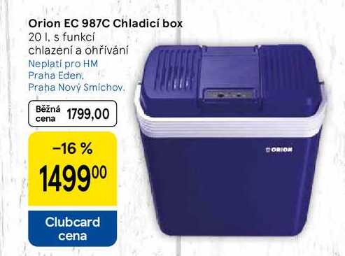 Orion EC 987C Chladicí box, 20 I. s funkcí chlazení a ohřívání