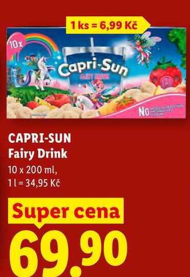 CAPRI-SUN Fairy Drink, 10 x 200 ml