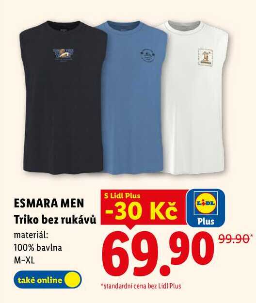 ESMARA MEN Triko bez rukávů 