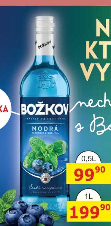 BOŽKOV PEPRMINT & BORŮVKA 0,5L