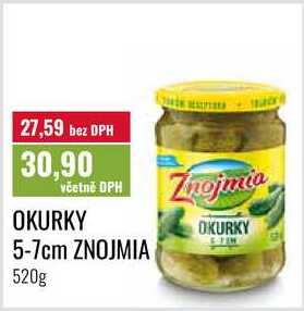 OKURKY 5-7cm ZNOJMI,A 520g