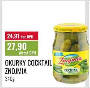 OKURKY COCKTAIL ZNOJMIA, 340g 