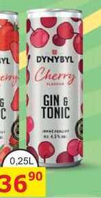 DYNYBYL Cherry GIN & TONIC 0,25L míchaný nápoj plech 