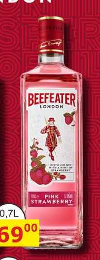 BEEFEATER LONDON GIN PINK STRAWBERRY 1L 
