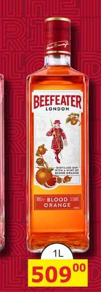 BEEFEATER BLOOD ORANGE GIN 1L