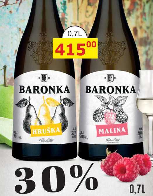 Baron Hildprant Baronka Malina 0,7l 30%