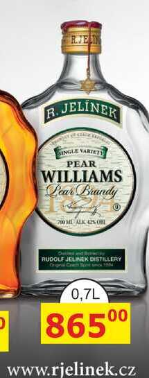 R. JELÍNEK Hruškovice Williams Kosher 0,7l 42%