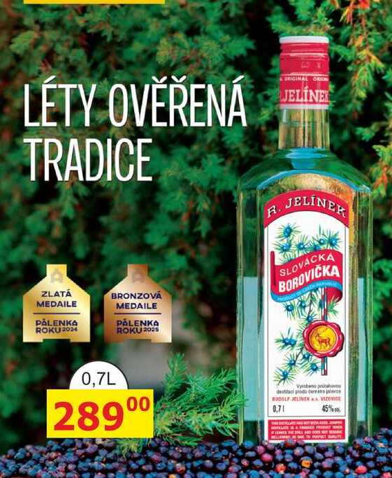 R. JELÍNEK BOROVIČKA 0,7L