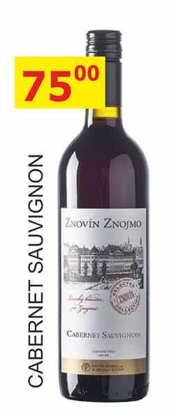ZNOVÍN ZNOJMO CABERNET SAUVIGNON 0,75L