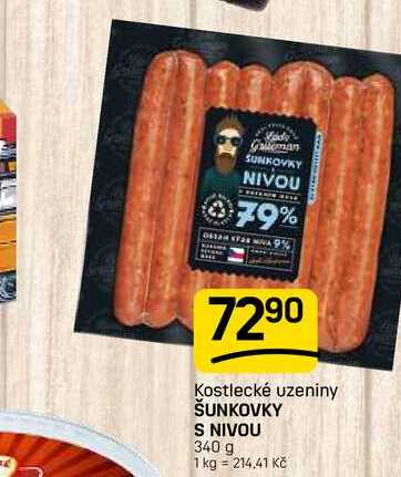 ŠUNKOVKY S NIVOU 340 g