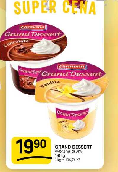 GRAND DESSERT vybrané druhy 190 g