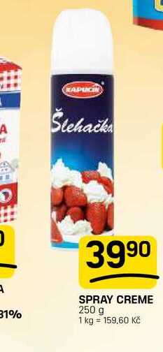 SPRAY CREME 250 g