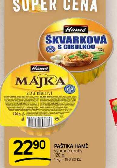 PAŠTIKA HAMÉ vybrané 120 g 
