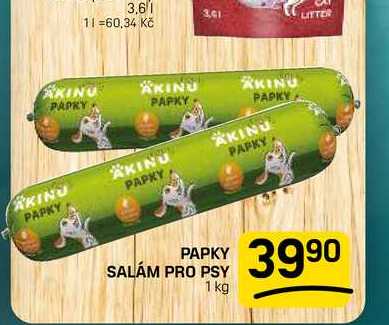 PAPKY SALÁM PRO PSY 1kg