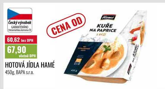 HOTOVÁ JÍDLA HAMÉ, 450g 
