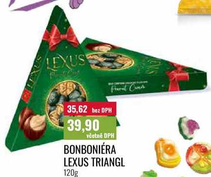 BONBONIÉRA LEXUS TRIANGL 120g