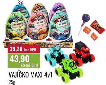 VAJÍČKO MAXI 4v1, 25g 