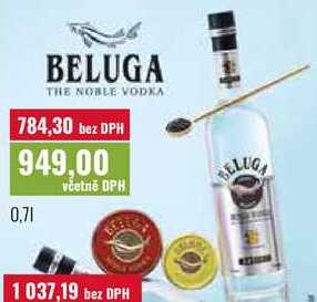 Beluga Noble Russian vodka 700ml
