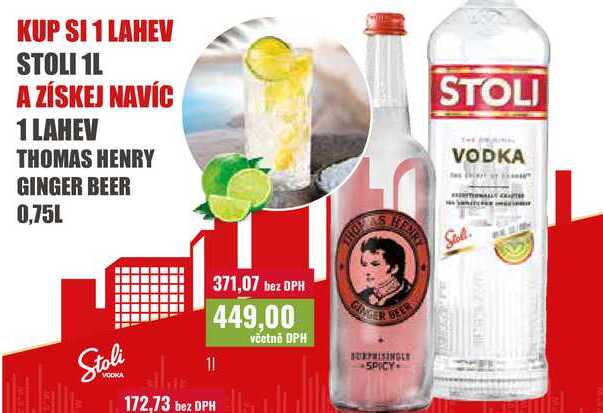 STOLI VODKA 1l