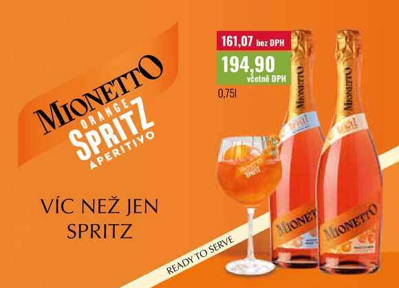 MIONETTO ORANGE SPRITZ APERITIVO 0,75l