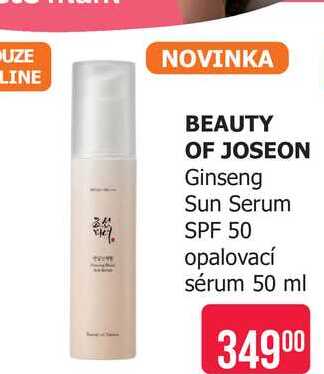 BEAUTY OF JOSEON Ginseng Sun Serum SPF 50 opalovací sérum 50 ml 