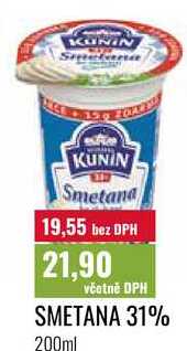 SMETANA 31%, 200ml  