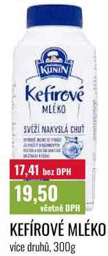 KEFÍROVÉ MLÉKO, více druhů, 300g