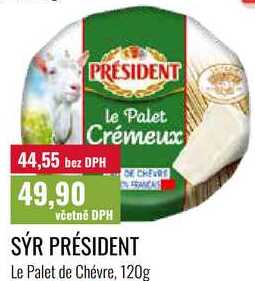 SÝR PRÉSIDENT 120g