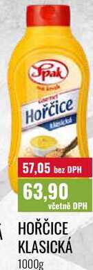 HOŘČICE KLASICKÁ, 1000g 
